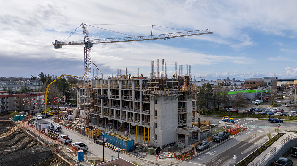 Horizontal Formwork Solutions at Residential Redevelopment in Victoria, British Columbia: Nigel House