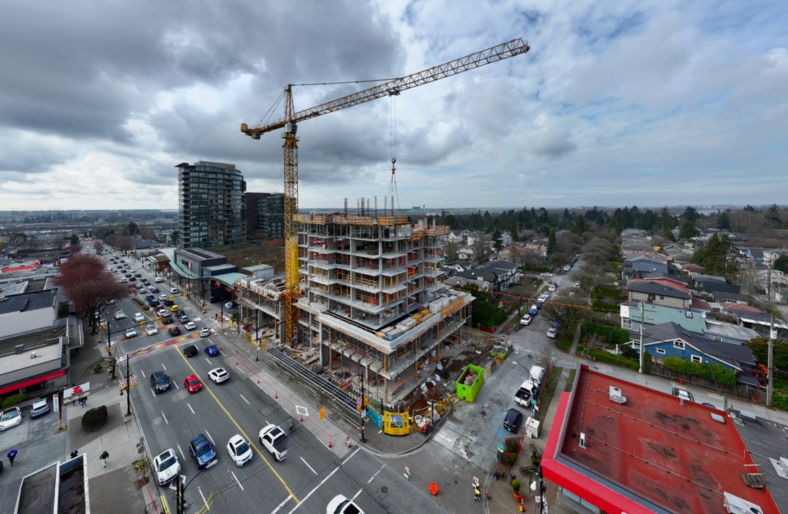 Horizontal Formwork Solutions at Residential Development in Vancouver, British Columbia: West 68th